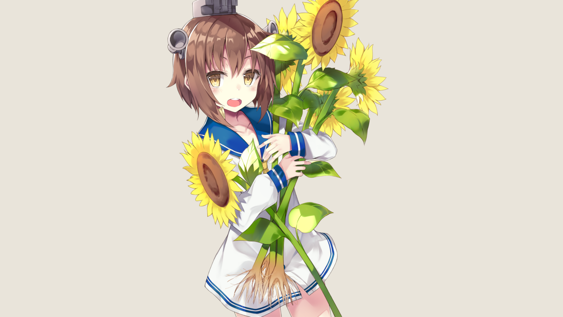 Download Yukikaze (Kancolle) Anime Kantai Collection HD Wallpaper by 咲宮まふ