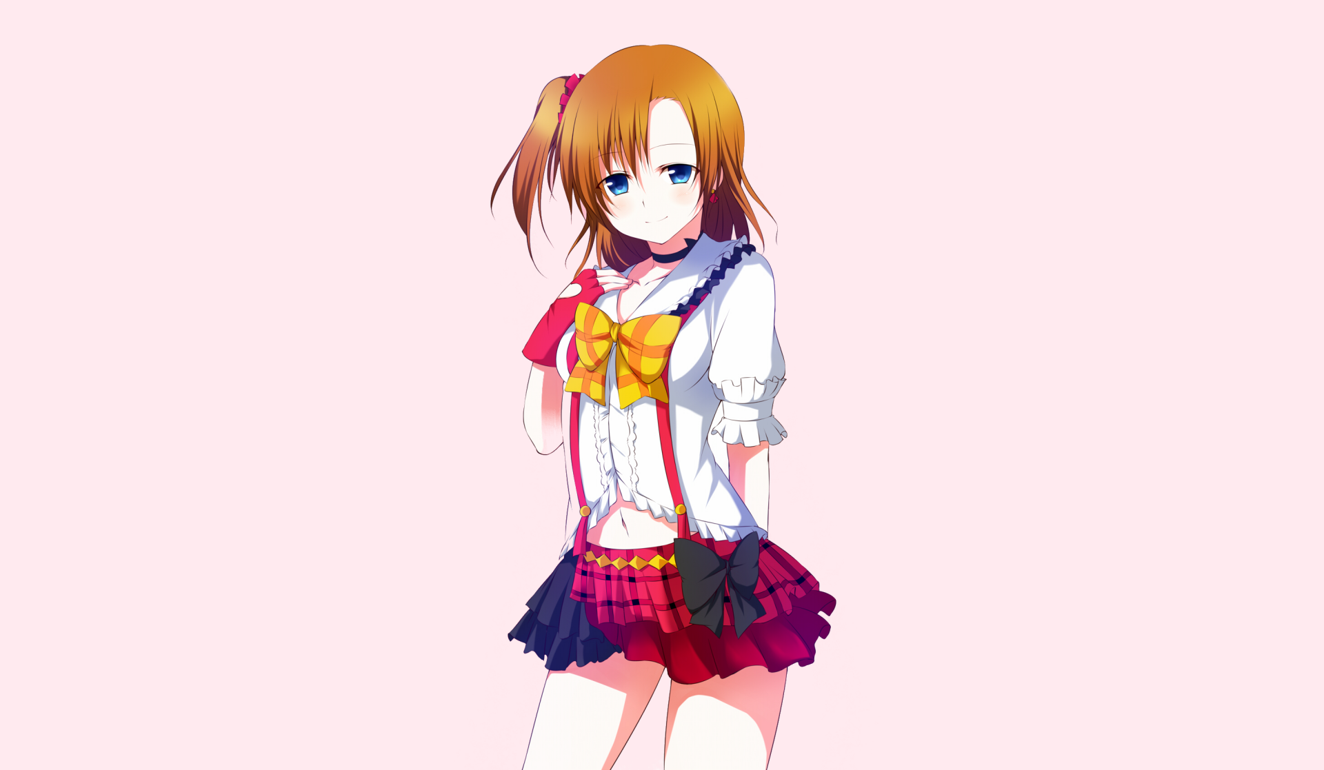 Download Honoka Kousaka Anime Love Live! HD Wallpaper by 藤崎鏡也