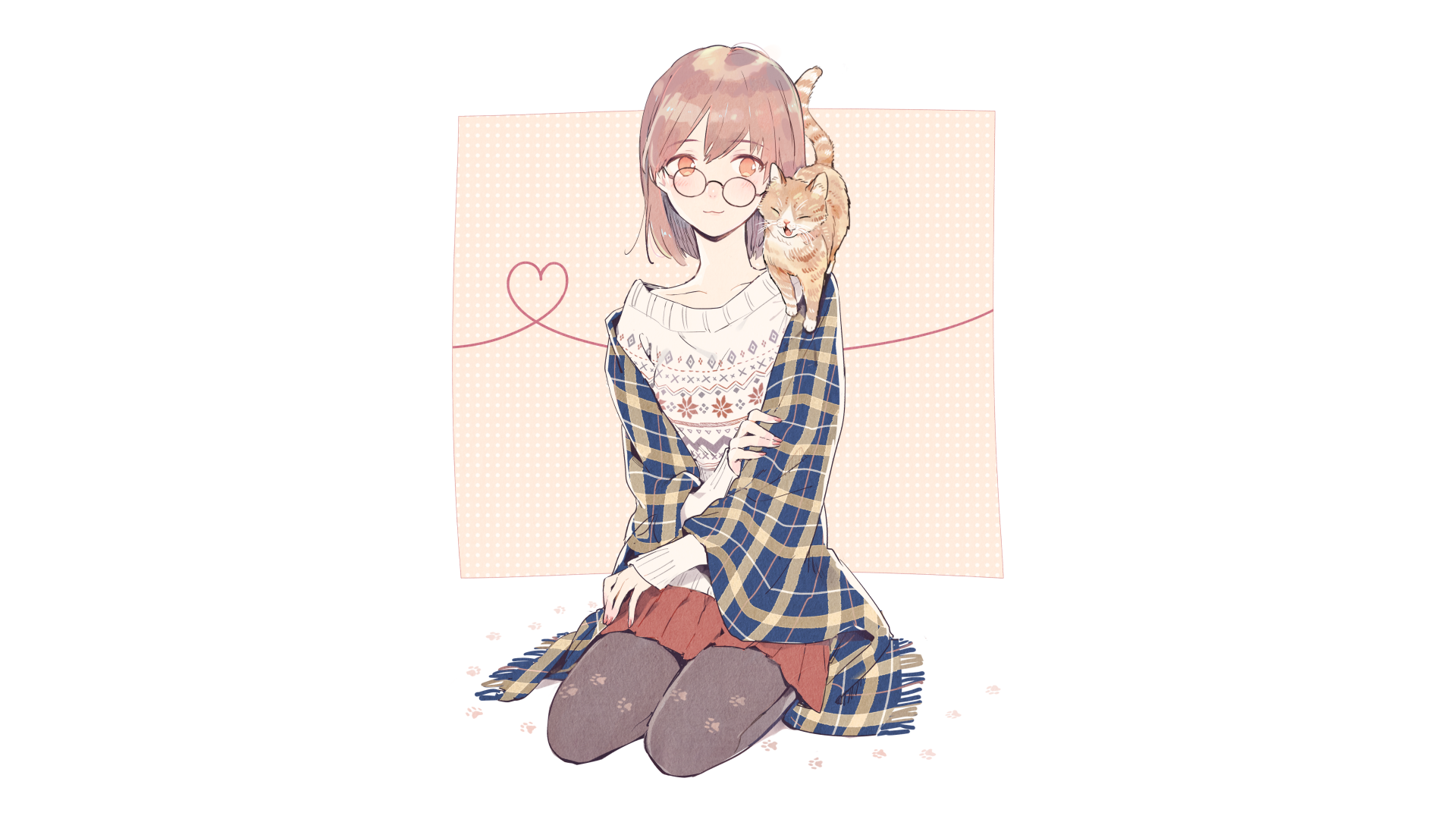 Download Anime Girl Anime Girl HD Wallpaper by 堀泉インコ