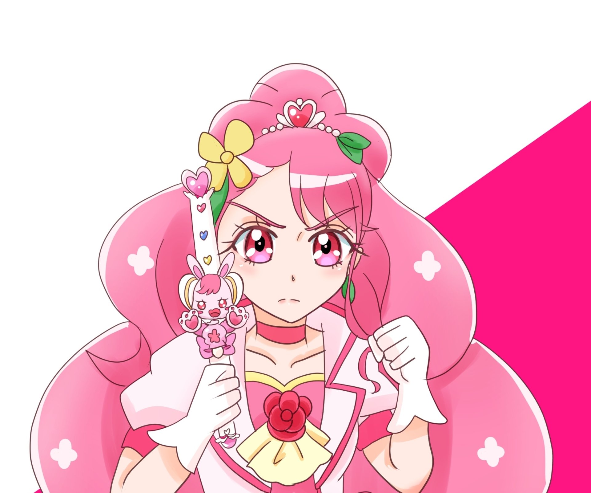 Download Nodoka Hanadera Cure Grace Anime Healin' Good PreCure HD Wallpaper