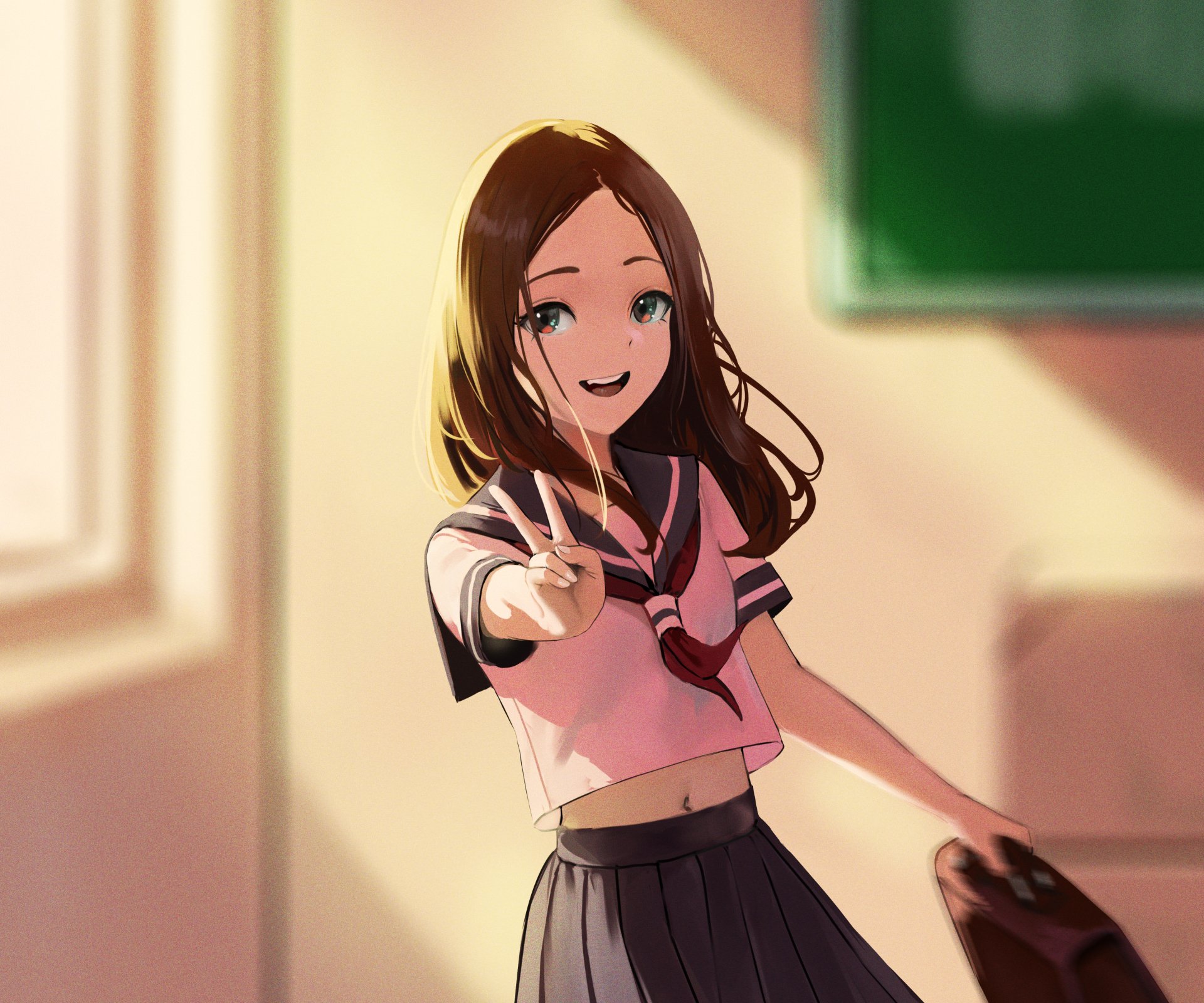 Download Takagi (Karakai Jouzu No Takagi-san) Anime Teasing Master Takagi-san 4k Ultra HD Wallpaper