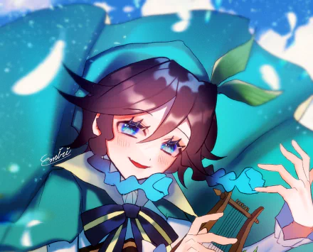 Venti (Genshin Impact) video game Genshin Impact HD Desktop Wallpaper | Background Image