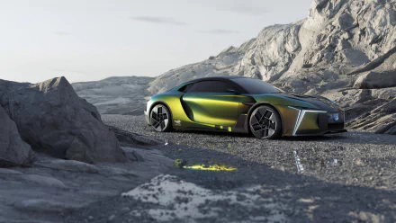 concept car vehicle DS E-Tense Performance Concept HD Desktop Wallpaper | Background Image