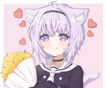 Nekomata Okayu hololive Anime Virtual Youtuber HD Desktop Wallpaper | Background Image