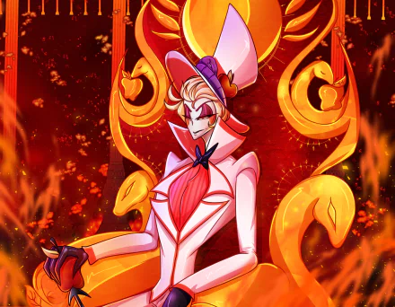 Lucifer (Hazbin Hotel) TV Show Hazbin Hotel HD Desktop Wallpaper | Background Image