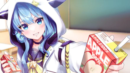 Hoshimachi Suisei hololive Anime Virtual Youtuber HD Desktop Wallpaper | Background Image