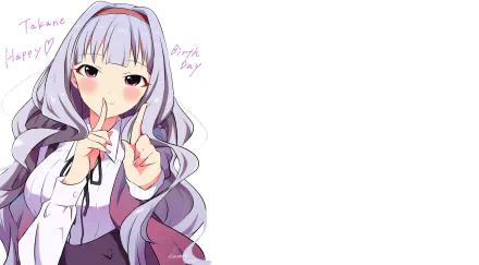 Takane Shijou Anime The iDOLM@STER HD Desktop Wallpaper | Background Image