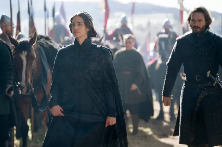 Emma of Normandy Laura Berlin TV Show Vikings: Valhalla HD Desktop Wallpaper | Background Image