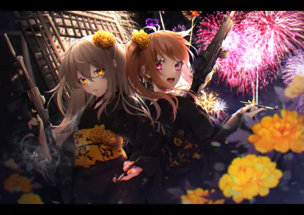 UMP45 (Girls Frontline) UMP9 (Girls Frontline) video game Girls Frontline HD Desktop Wallpaper | Background Image