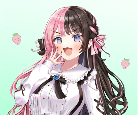 VSPO! Tachibana Hinano Iris Black Games Anime Virtual Youtuber HD Desktop Wallpaper | Background Image