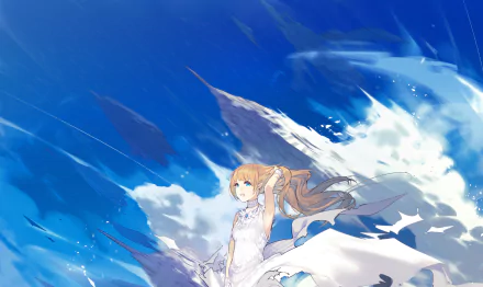 Anime girl anime girl HD Desktop Wallpaper | Background Image