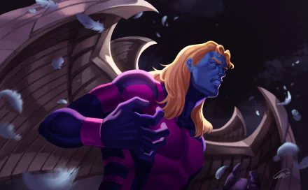 blonde wings Warren Worthington III Archangel (Marvel Comics) Comic archangel HD Desktop Wallpaper | Background Image