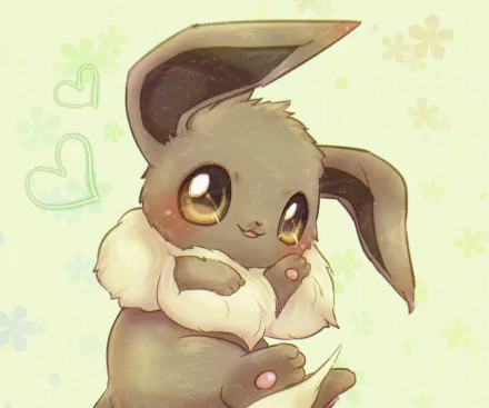 Eevee (Pokémon) Anime Pokemon HD Desktop Wallpaper | Background Image