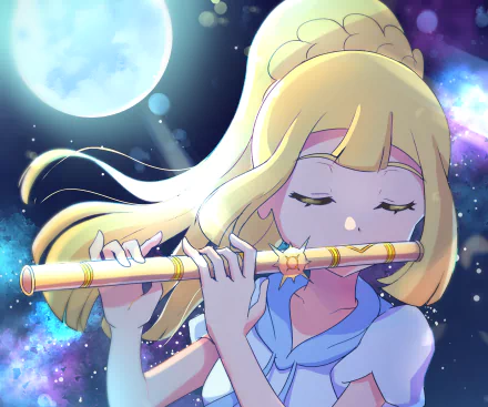 Lillie (Pokemon) video game Pokémon: Sun and Moon HD Desktop Wallpaper | Background Image