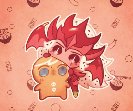 Pitaya Dragon Cookie (Cookie Run) GingerBrave (Cookie Run) Anime Cookie Run HD Desktop Wallpaper | Background Image