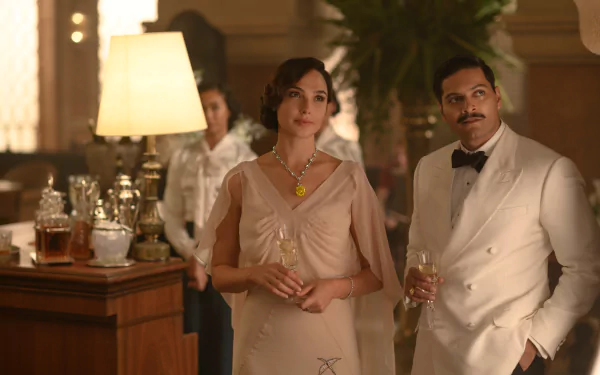 Armie Hammer Gal Gadot movie Death on the Nile (2022) HD Desktop Wallpaper | Background Image