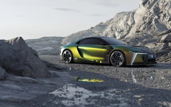 concept car vehicle DS E-Tense Performance Concept HD Desktop Wallpaper | Background Image