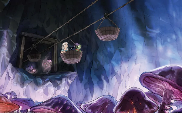 Luci (Disenchantment) Elfo (Disenchantment) Bean (Disenchantment) TV Show Disenchantment HD Desktop Wallpaper | Background Image