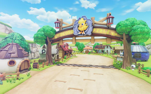 video game Chocobo GP HD Desktop Wallpaper | Background Image