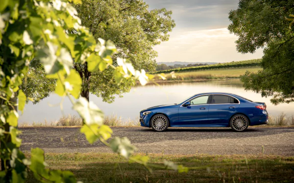 Mercedes-Benz C300 AMG Line vehicle Mercedes-Benz C-Class HD Desktop Wallpaper | Background Image