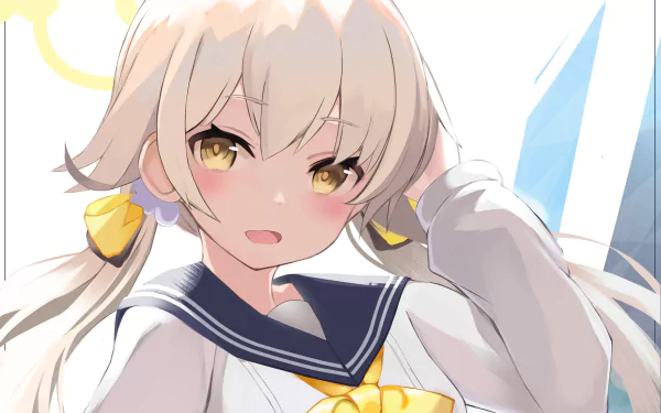 Ajitani Hifumi video game Blue Archive HD Desktop Wallpaper | Background Image