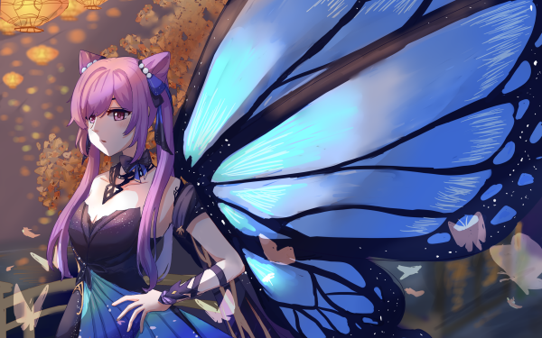 Video Game Genshin Impact Keqing Fairy HD Wallpaper | Background Image