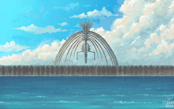 Founding Titan The Rumbling (Attack On Titan) Anime Attack on Titan HD Desktop Wallpaper | Background Image