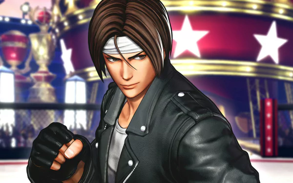 Kyo Kusanagi video game The King of Fighters XV HD Desktop Wallpaper | Background Image
