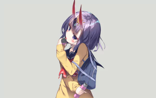 school uniform Shuten Dōji Anime Fate/Grand Order HD Desktop Wallpaper | Background Image