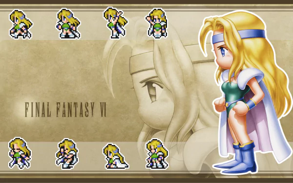 Celes Chere video game Final Fantasy VI HD Desktop Wallpaper | Background Image