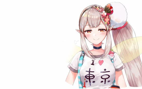 fairy Elf no Elu Anime Virtual Youtuber HD Desktop Wallpaper | Background Image