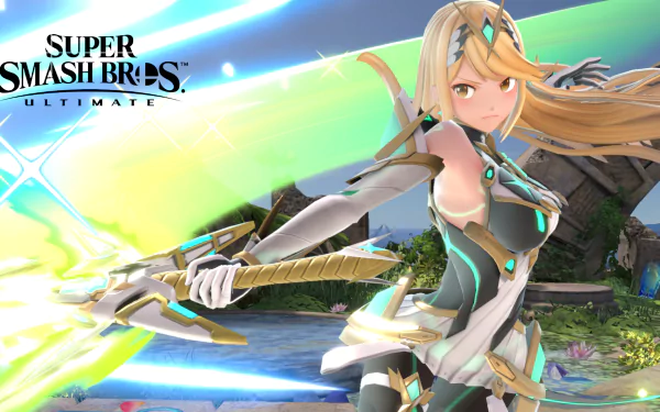 Mythra (Xenoblade) Super Smash Bros. video game Super Smash Bros. Ultimate HD Desktop Wallpaper | Background Image