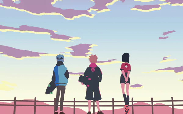 Sarada Uchiha Boruto Uzumaki Mitsuki (Naruto) Anime Boruto HD Desktop Wallpaper | Background Image