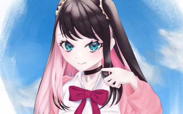 Lupinus Virtual Games VSPO! Kaga Nazuna Anime Virtual Youtuber HD Desktop Wallpaper | Background Image