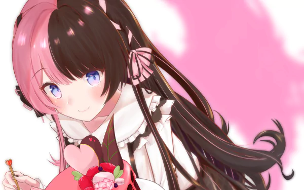 VSPO! Tachibana Hinano Iris Black Games Anime Virtual Youtuber HD Desktop Wallpaper | Background Image