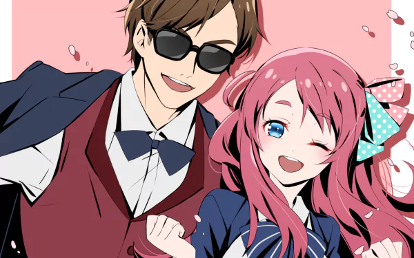 Kotaro Tatsumi Sakura Minamoto Anime Zombie Land Saga HD Desktop Wallpaper | Background Image