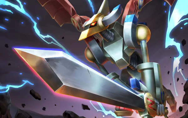 Valkyrion the Magna Warrior Anime Yu-Gi-Oh! HD Desktop Wallpaper | Background Image