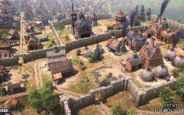 video game Farthest Frontier HD Desktop Wallpaper | Background Image