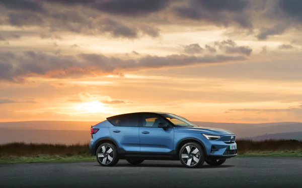 SUV vehicle Volvo C40 HD Desktop Wallpaper | Background Image