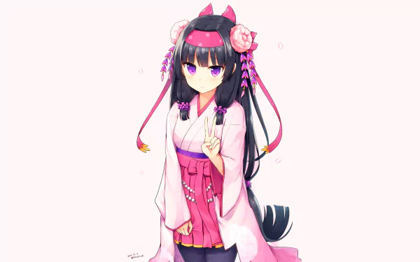 video game Flower Knight Girl HD Desktop Wallpaper | Background Image