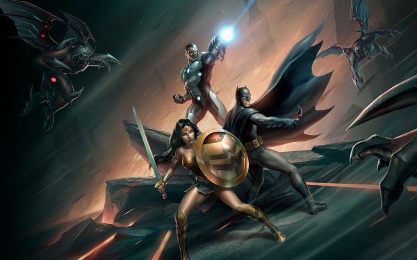 Movie Justice League Dark: Apokolips War Justice League Wonder Woman Cyborg Batman DC Comics HD Wallpaper | Background Image
