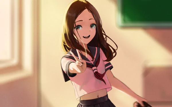 Takagi (Karakai Jouzu no Takagi-san) Anime Teasing Master Takagi-san HD Desktop Wallpaper | Background Image