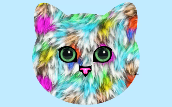  Colorful Cat