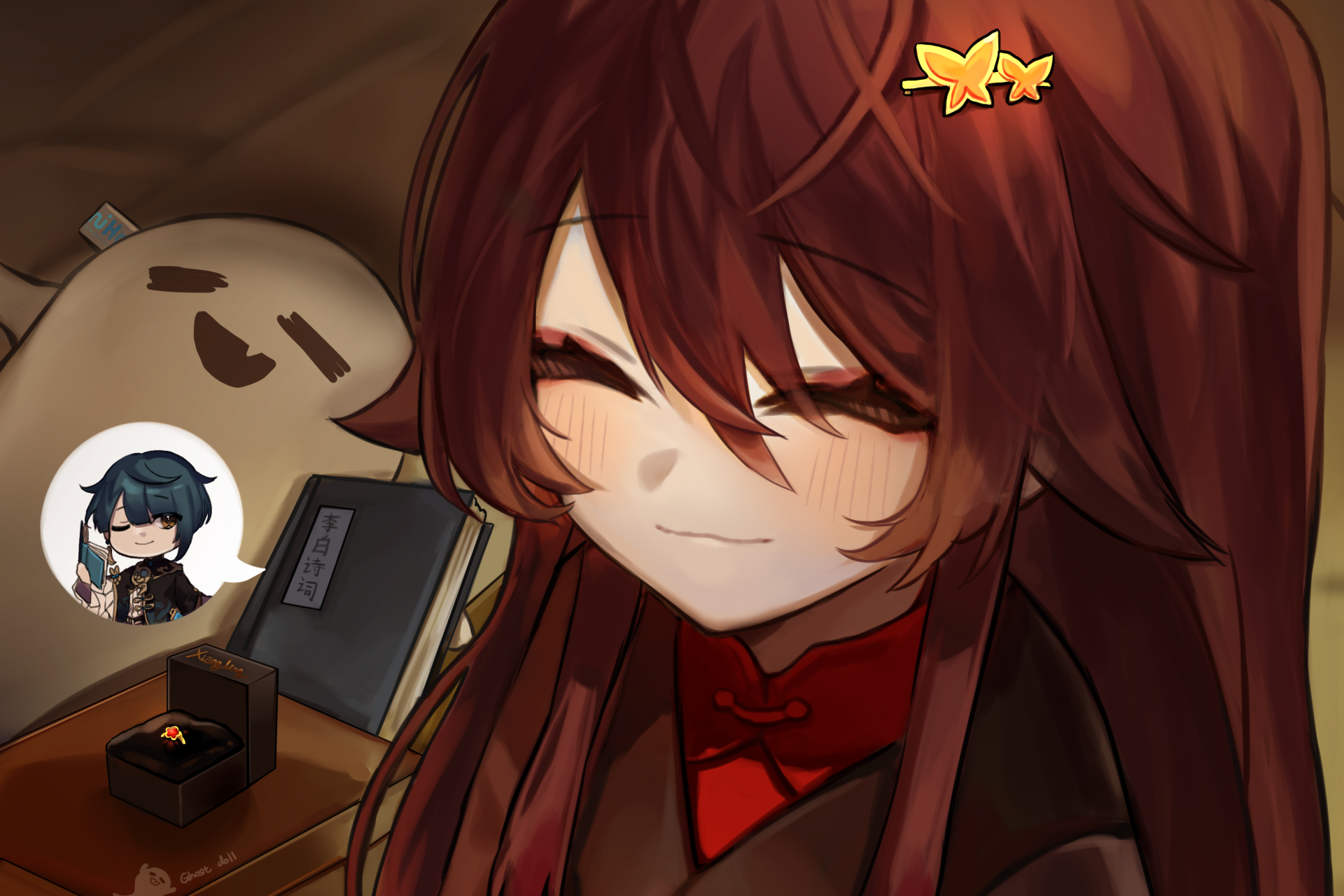 Download Hu Tao Video Game Genshin Impact HD Wallpaper by SP³:p