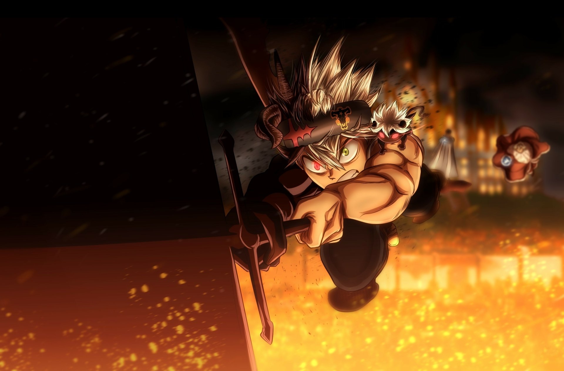Download Liebe (Black Clover) Asta (Black Clover) Anime Black Clover HD Wallpaper by Alan Fanarts DH