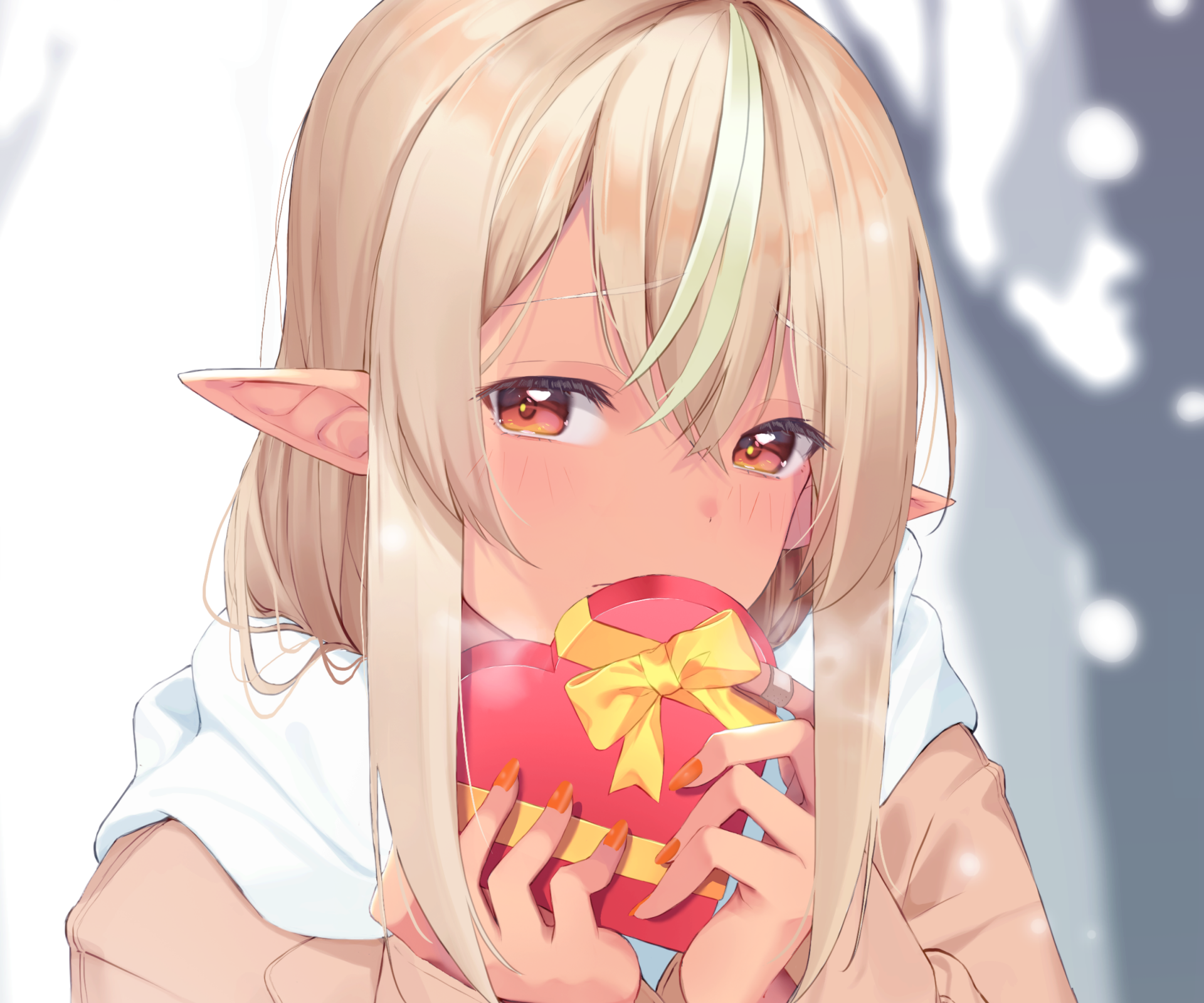 Download Hololive Shiranui Flare Anime Virtual Youtuber HD Wallpaper