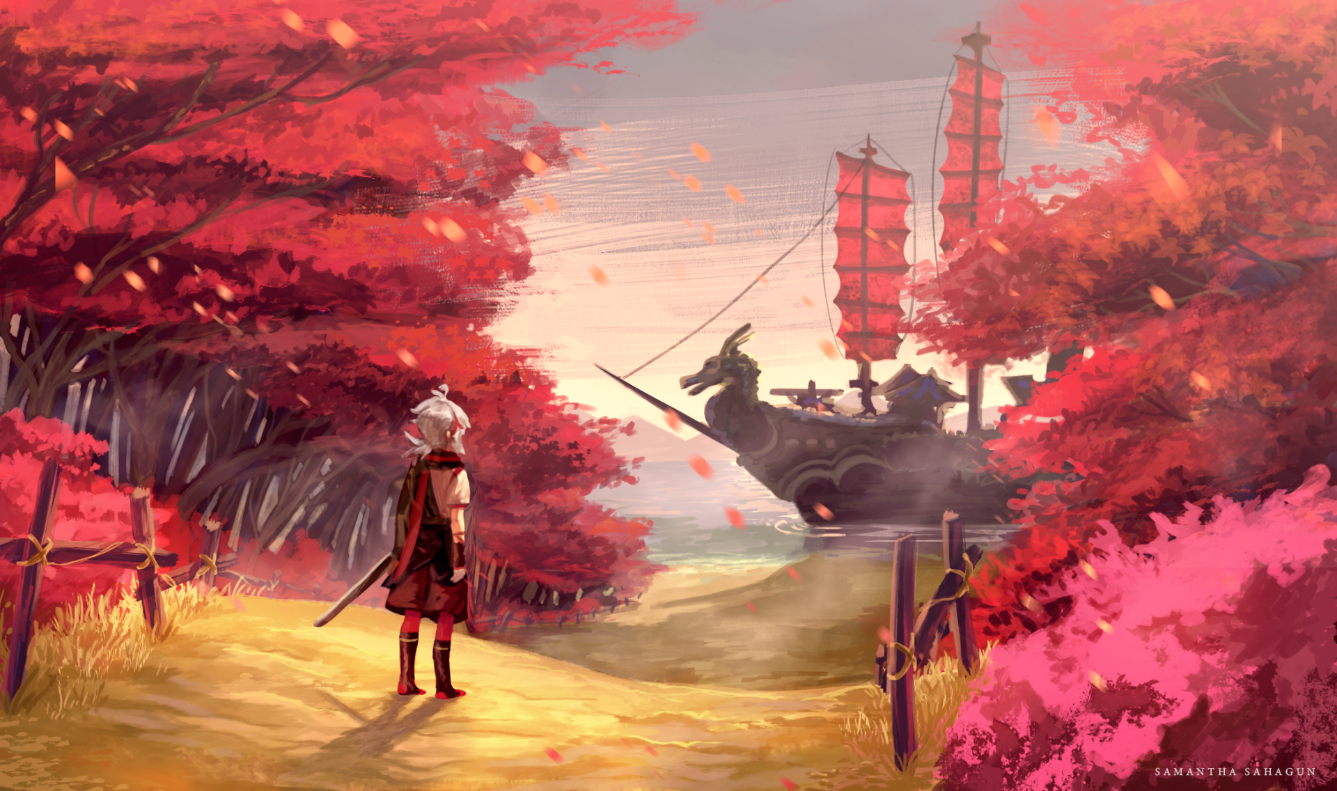 Download Kaedehara Kazuha (Genshin Impact) Video Game Genshin Impact HD Wallpaper by himae