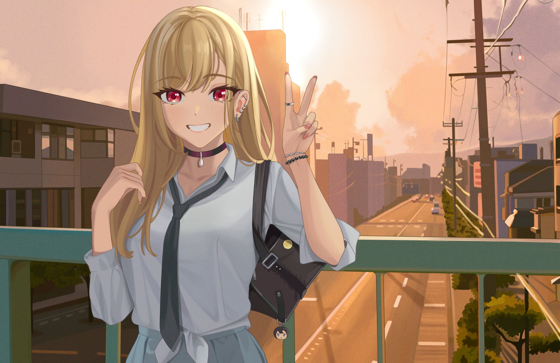 Download Marin Kitagawa Anime My Dress-Up Darling HD Wallpaper