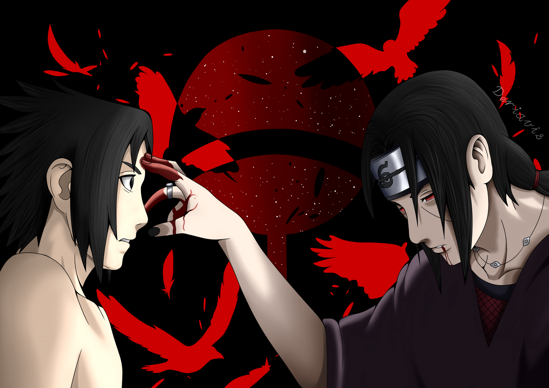 Uchiha Itachi Vs Uchiha Sasuke
