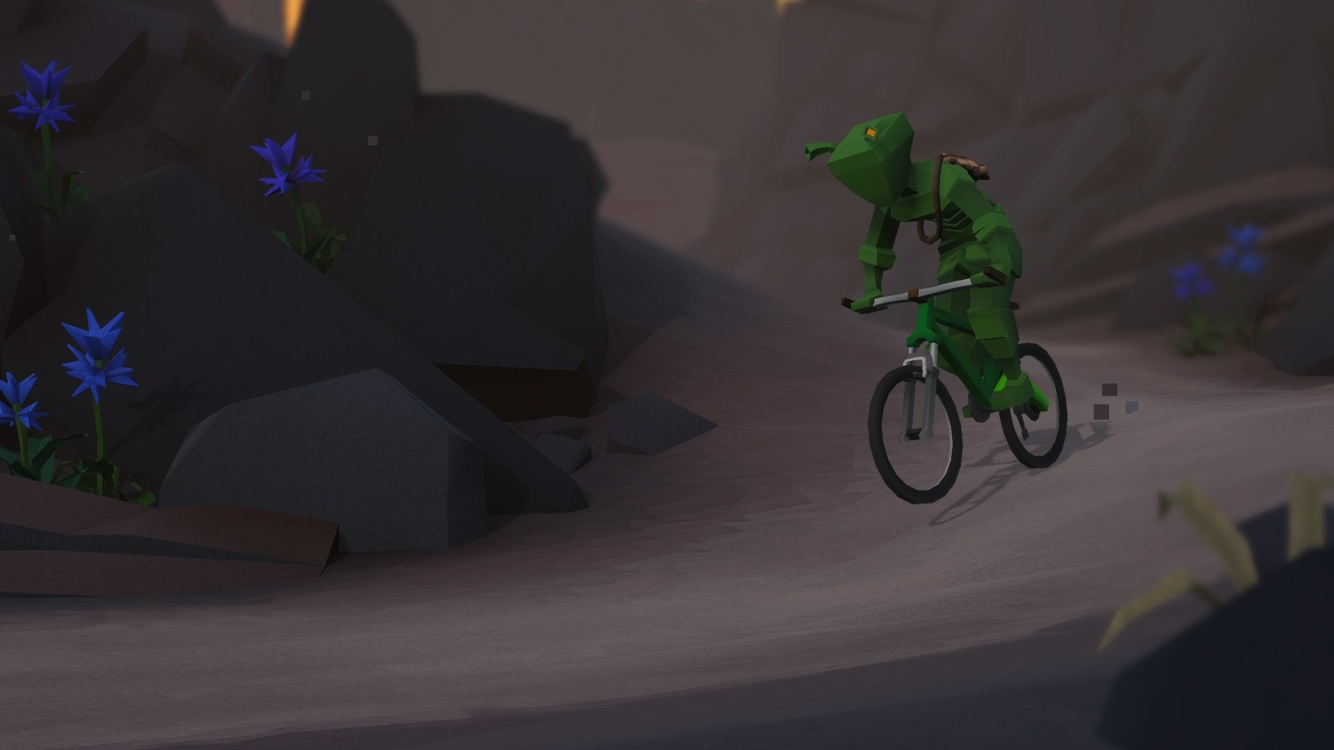 Download Video Game Lonely Mountains: Downhill HD Wallpaper